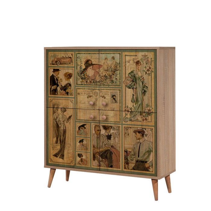 Hanah Home Multilux-732 Armario Multiusos Roble Sonoma Hanah Home Multilux-732 Armario Multiusos Roble Sonoma